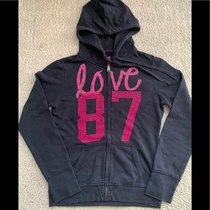 Aeropostale Juniors/Girls Hooded Zip Front Jacket/Sweatshirt Sz.M